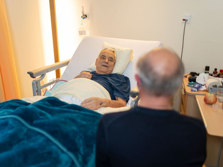 Gast hat Besuch - Ambulantes Hospiz - Diakonie Hospiz Wannsee