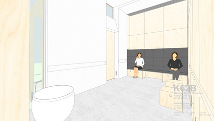 Visualisierung vom Raum der Stille für das Diakonie Hospiz Wannsee