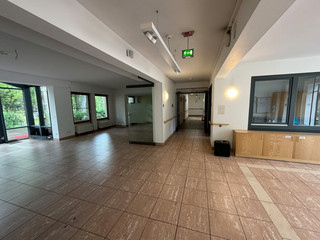 Vor dem Baubeginn sind die Räume im Hospiz leergeräumt