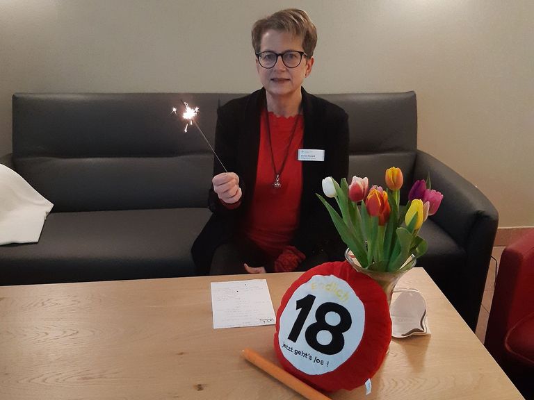Diakonie Hospiz Wannsee - Virtuelle Feier zum 18.jährigen Jubiläum - Pflegedienstleiterin Doreen Kossack 